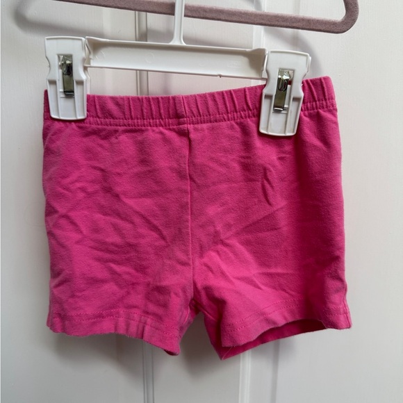 Carter’s 4T Girls Vibrant Dark Pink Elastic Waist Soft Bike/Gymnastics Shorts - Picture 1 of 4